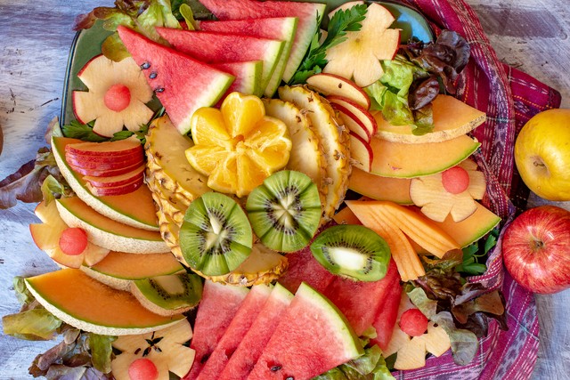 Fresh healthy fruit all-inclusive meals